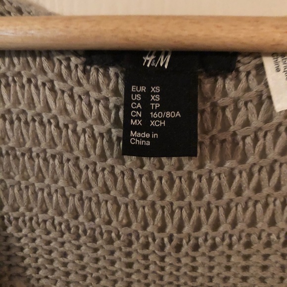 Boho knit long sleeve sweater top - xs - Picture 3 of 3